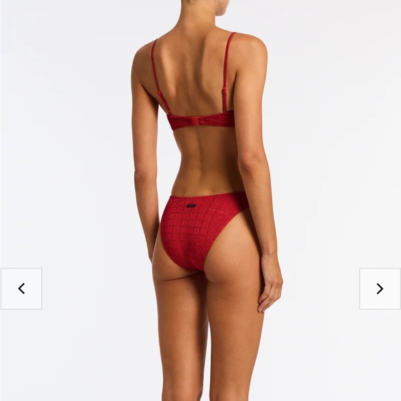 Triangl Swimwear Red Bikini Set - Picture 2 of 3